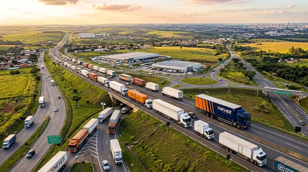 4 motivos que fazem do rodoviário o modal líder no Brasil: porta a porta, capilaridade, flexibilidade e agilidade